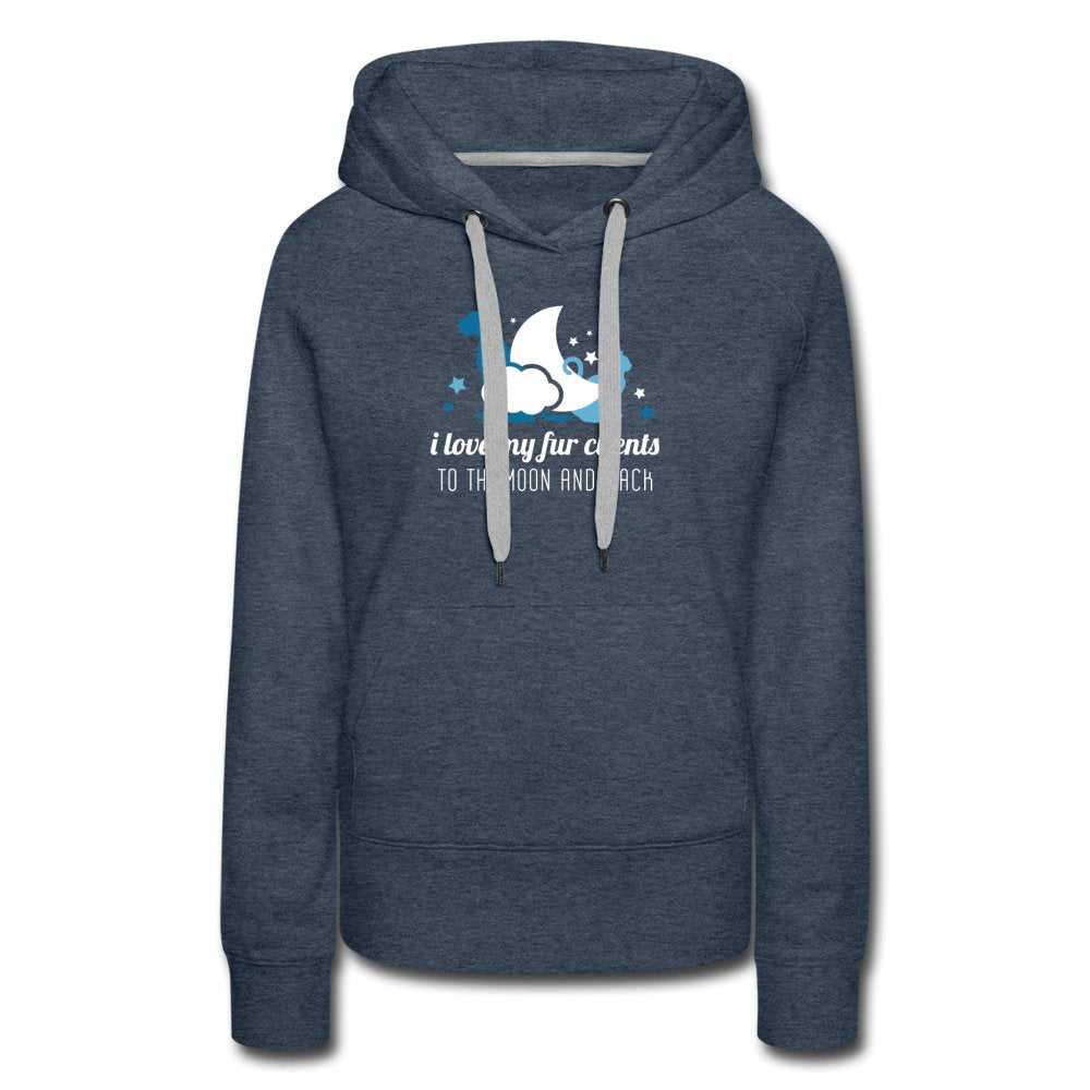 I love my fur clients Women’s Premium Hoodie-Women’s Premium Hoodie | Spreadshirt 444-I love Veterinary