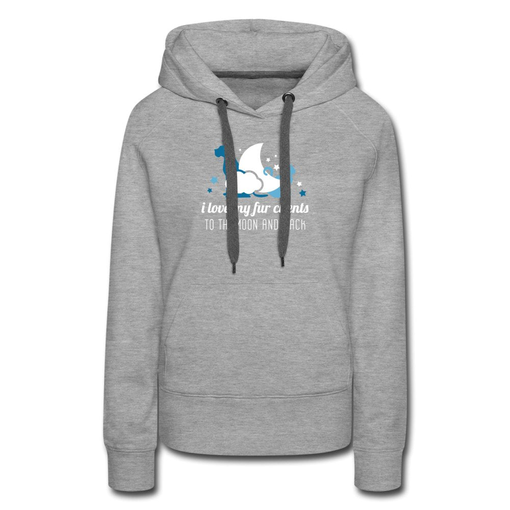 I love my fur clients Women’s Premium Hoodie-Women’s Premium Hoodie | Spreadshirt 444-I love Veterinary