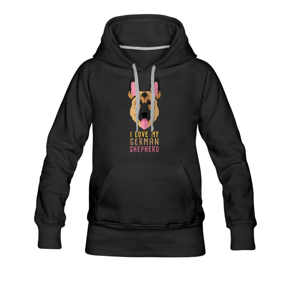 I love my German Shepherd Women's Premium Hoodie-Women’s Premium Hoodie | Spreadshirt 444-I love Veterinary