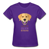 I love my Golden Retriever Gildan Ultra Cotton Ladies T-Shirt-Ultra Cotton Ladies T-Shirt | Gildan G200L-I love Veterinary