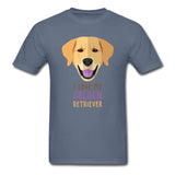 I love my Golden Retriever Unisex T-shirt-Unisex Classic T-Shirt | Fruit of the Loom 3930-I love Veterinary