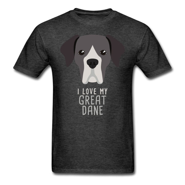 I love my Great Dane Unisex T-shirt-Unisex Classic T-Shirt | Fruit of the Loom 3930-I love Veterinary