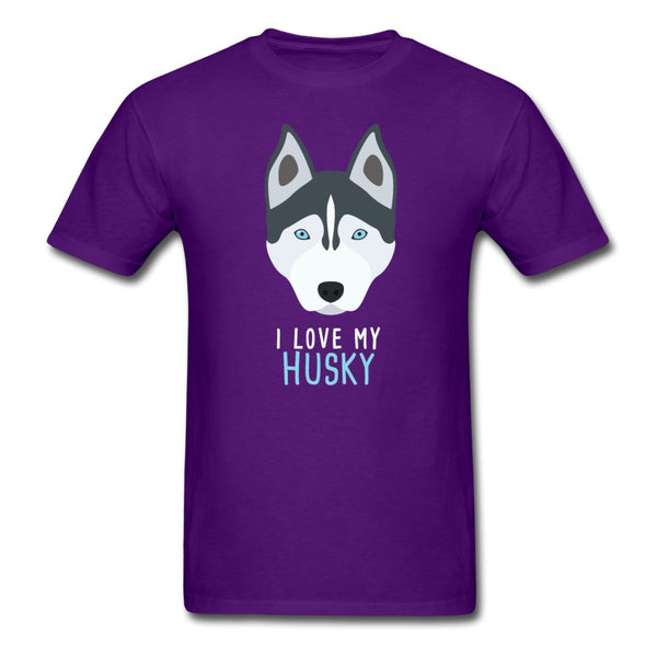 I love my Husky Unisex T-shirt-Unisex Classic T-Shirt | Fruit of the Loom 3930-I love Veterinary