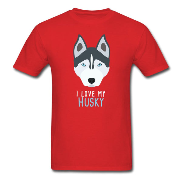 I love my Husky Unisex T-shirt-Unisex Classic T-Shirt | Fruit of the Loom 3930-I love Veterinary