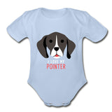 I love my Pointer Onesie-Organic Short Sleeve Baby Bodysuit | Spreadshirt 401-I love Veterinary