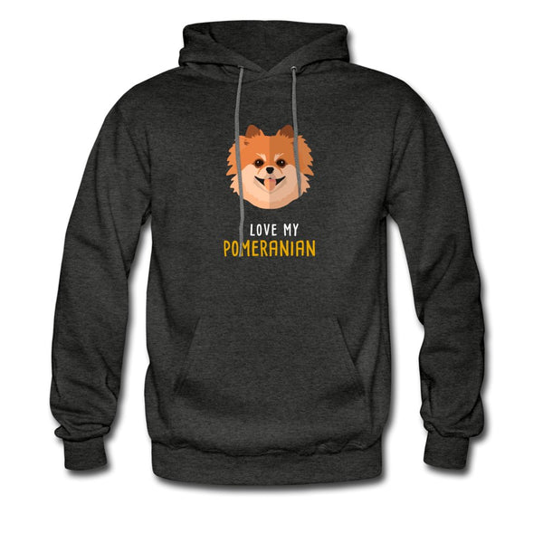 I love my Pomeranian Unisex Hoodie-Men's Hoodie | Hanes P170-I love Veterinary