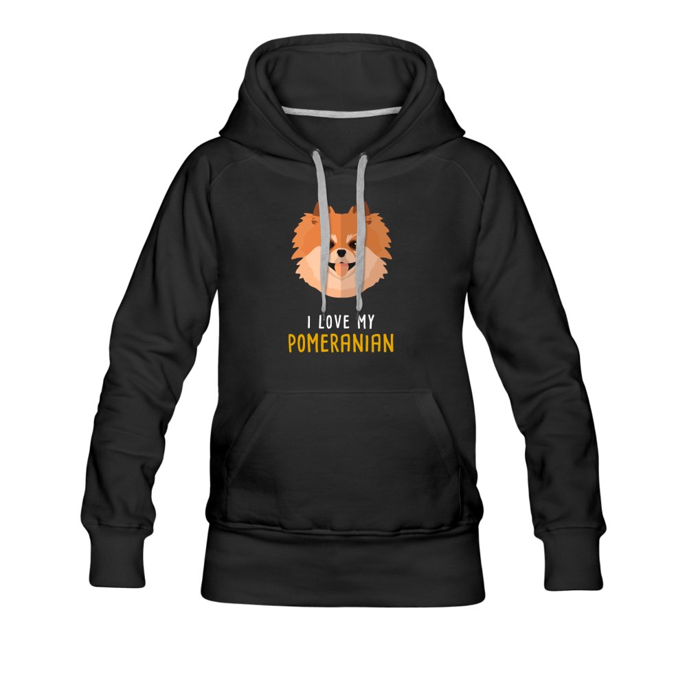 I love my Pomeranian Women's Premium Hoodie-Women’s Premium Hoodie | Spreadshirt 444-I love Veterinary