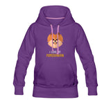 I love my Pomeranian Women's Premium Hoodie-Women’s Premium Hoodie | Spreadshirt 444-I love Veterinary