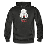I love my Poodle Unisex Hoodie-Men's Hoodie | Hanes P170-I love Veterinary