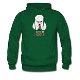 I love my Poodle Unisex Hoodie-Men's Hoodie | Hanes P170-I love Veterinary