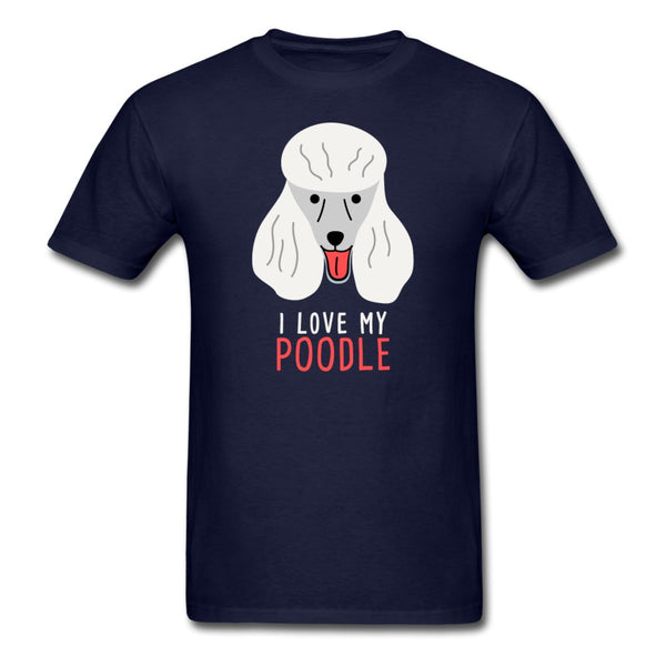 I love my Poodle Unisex T-shirt-Unisex Classic T-Shirt | Fruit of the Loom 3930-I love Veterinary