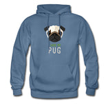 I love my Pug Unisex Hoodie-Men's Hoodie | Hanes P170-I love Veterinary