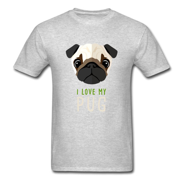 I love my Pug Unisex T-shirt-Unisex Classic T-Shirt | Fruit of the Loom 3930-I love Veterinary
