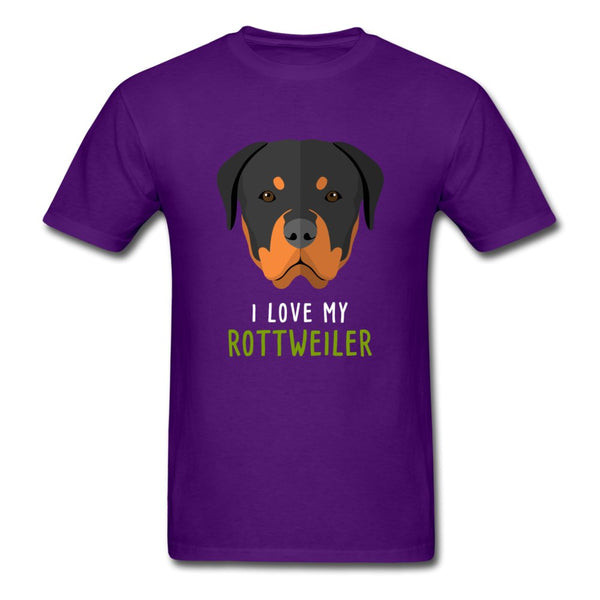 I love my Rottweiler Unisex T-shirt-Unisex Classic T-Shirt | Fruit of the Loom 3930-I love Veterinary