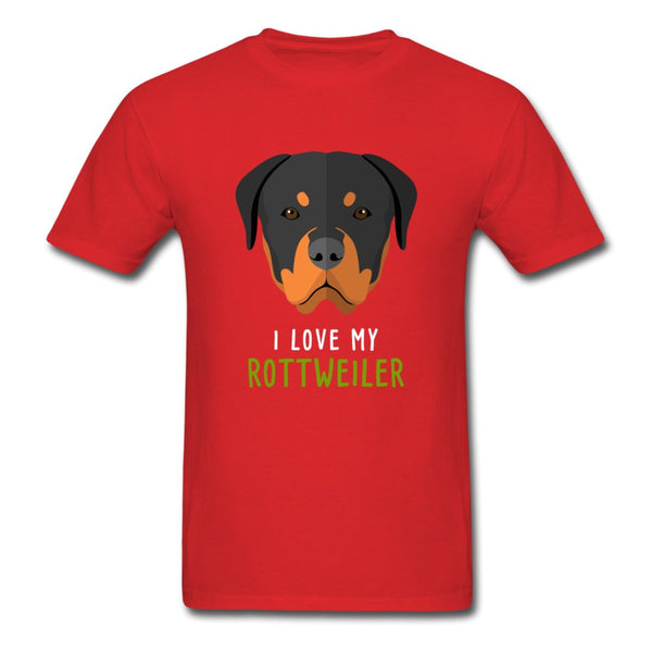 I love my Rottweiler Unisex T-shirt-Unisex Classic T-Shirt | Fruit of the Loom 3930-I love Veterinary