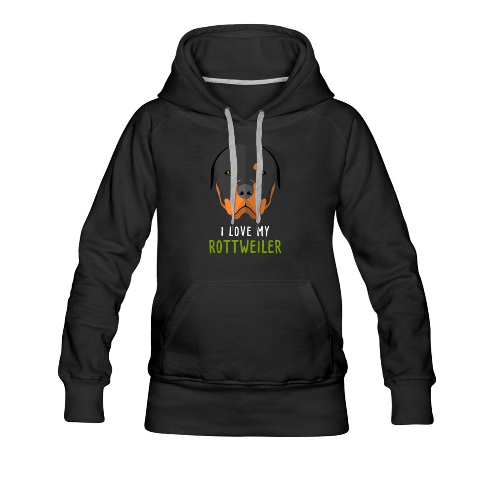 I love my Rottweiler Women's Premium Hoodie-Women’s Premium Hoodie | Spreadshirt 444-I love Veterinary