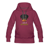 I love my Rottweiler Women's Premium Hoodie-Women’s Premium Hoodie | Spreadshirt 444-I love Veterinary