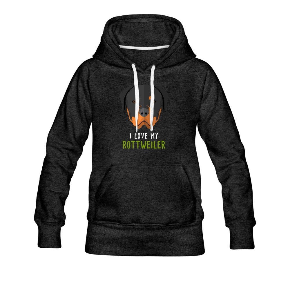 I love my Rottweiler Women's Premium Hoodie-Women’s Premium Hoodie | Spreadshirt 444-I love Veterinary