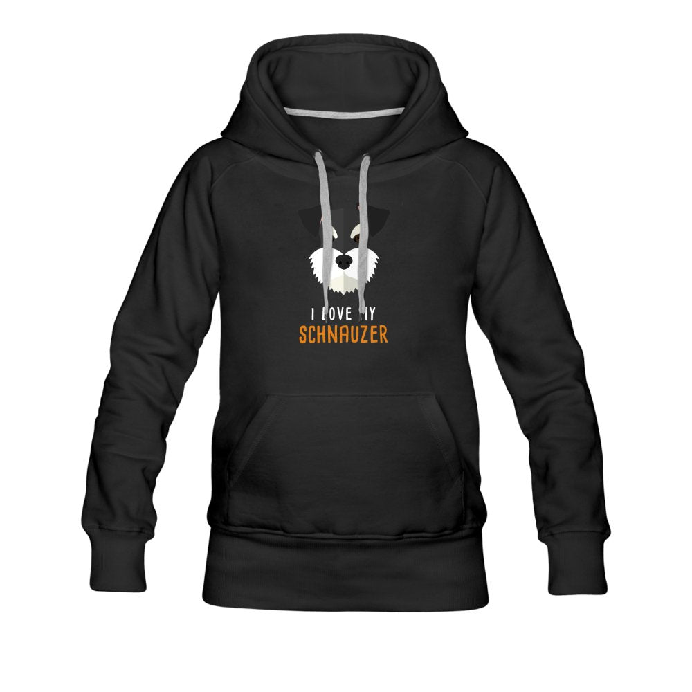 I love my Schnauzer Women's Premium Hoodie-Women’s Premium Hoodie | Spreadshirt 444-I love Veterinary