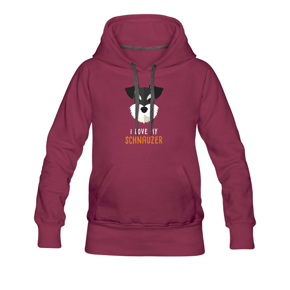 I love my Schnauzer Women's Premium Hoodie-Women’s Premium Hoodie | Spreadshirt 444-I love Veterinary