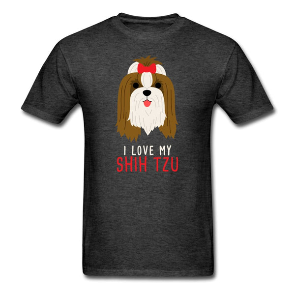 I love my Shih Tzu Unisex T-shirt-Unisex Classic T-Shirt | Fruit of the Loom 3930-I love Veterinary