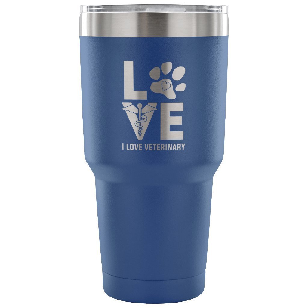 I Love Veterinary 30oz Vacuum Tumbler-Tumblers-I love Veterinary