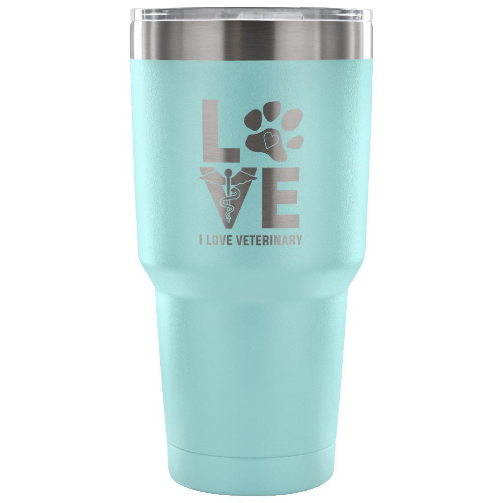 I Love Veterinary 30oz Vacuum Tumbler-Tumblers-I love Veterinary