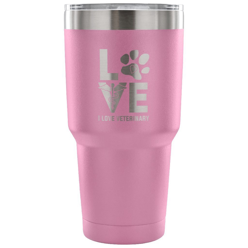 I Love Veterinary 30oz Vacuum Tumbler-Tumblers-I love Veterinary