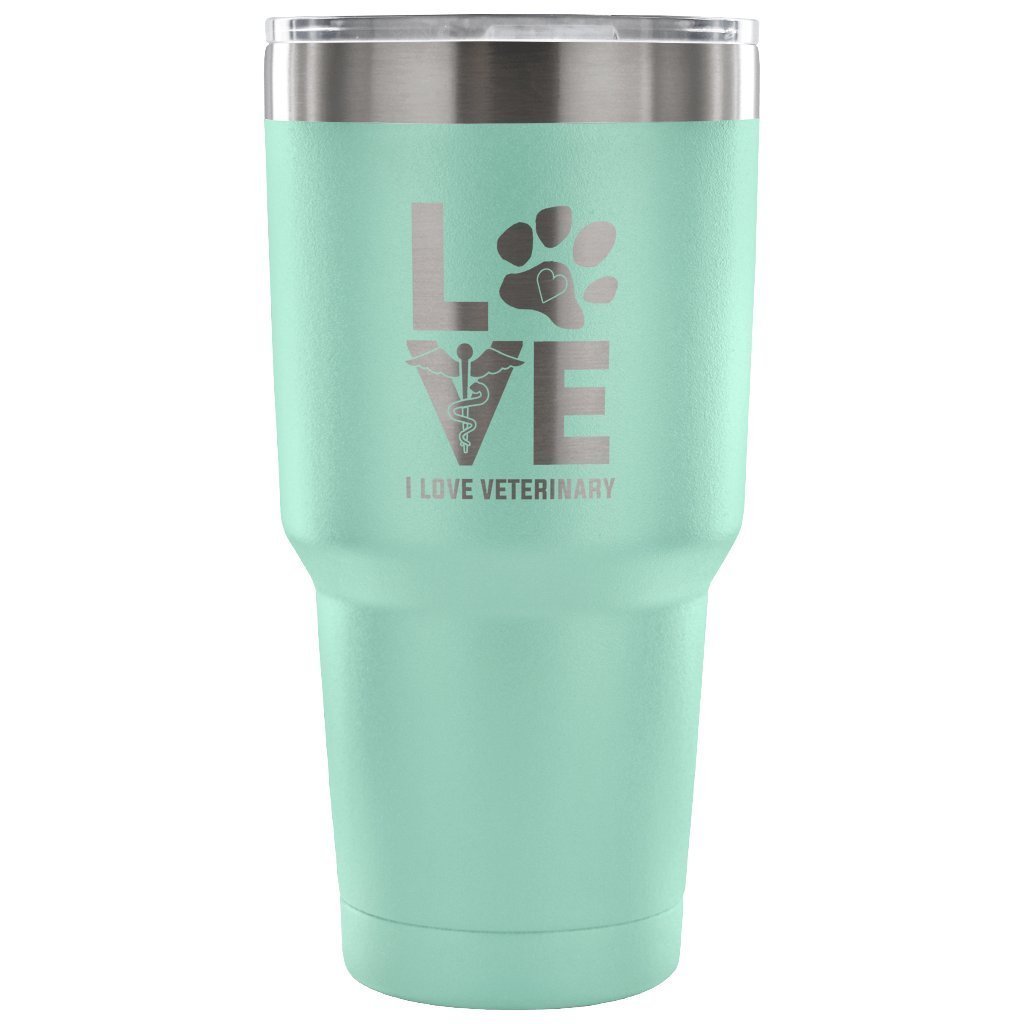 I Love Veterinary 30oz Vacuum Tumbler-Tumblers-I love Veterinary