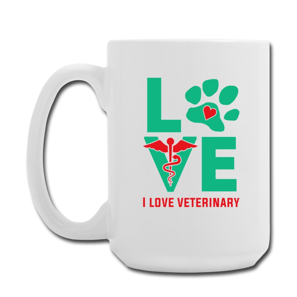 I Love Veterinary Coffee/Tea Mug 15 oz-Coffee/Tea Mug 15 oz-I love Veterinary