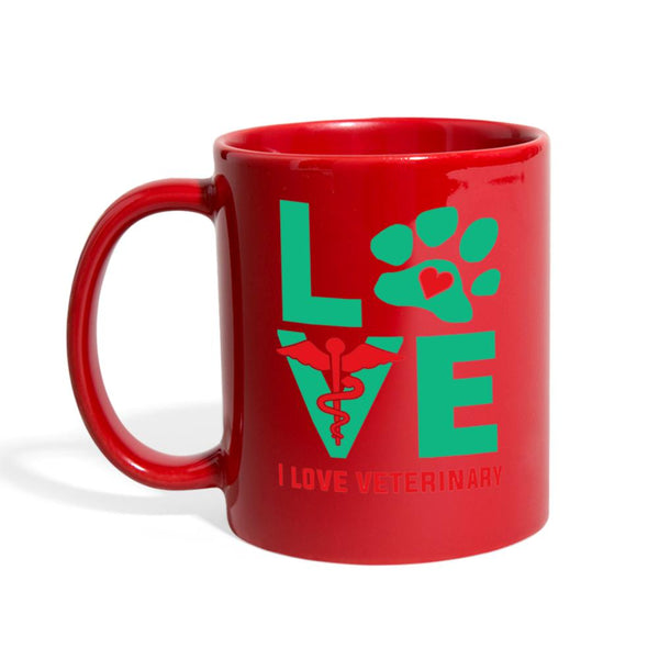 I Love Veterinary Full Color Mug-Full Color Mug | BestSub B11Q-I love Veterinary