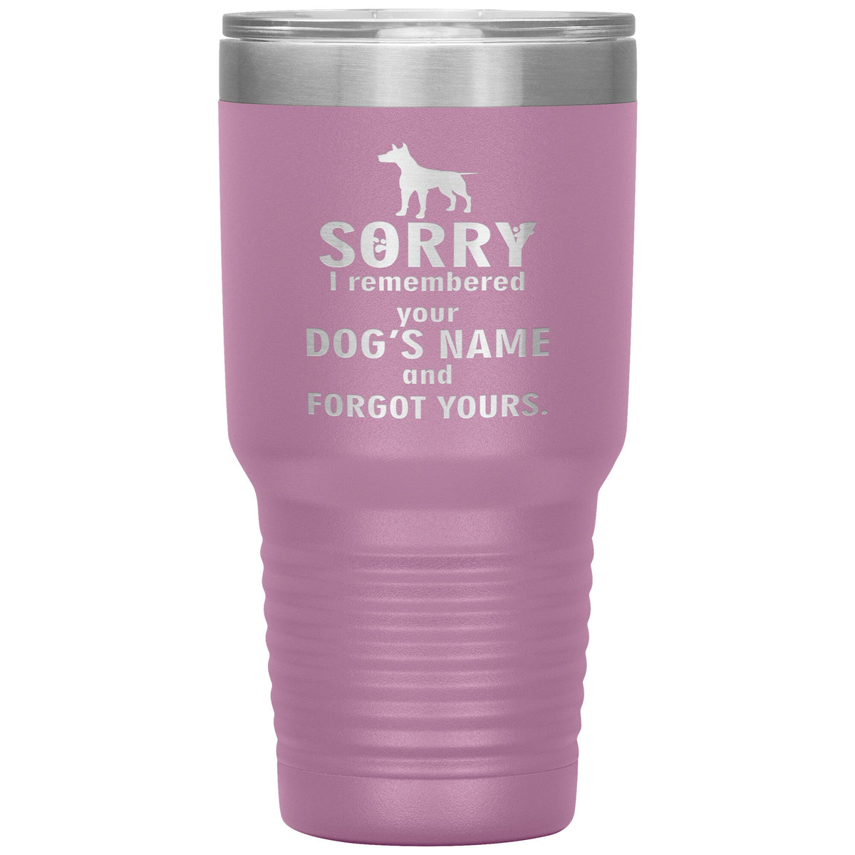 I remembered your dogs name 30oz Vacuum Tumbler-Tumblers-I love Veterinary