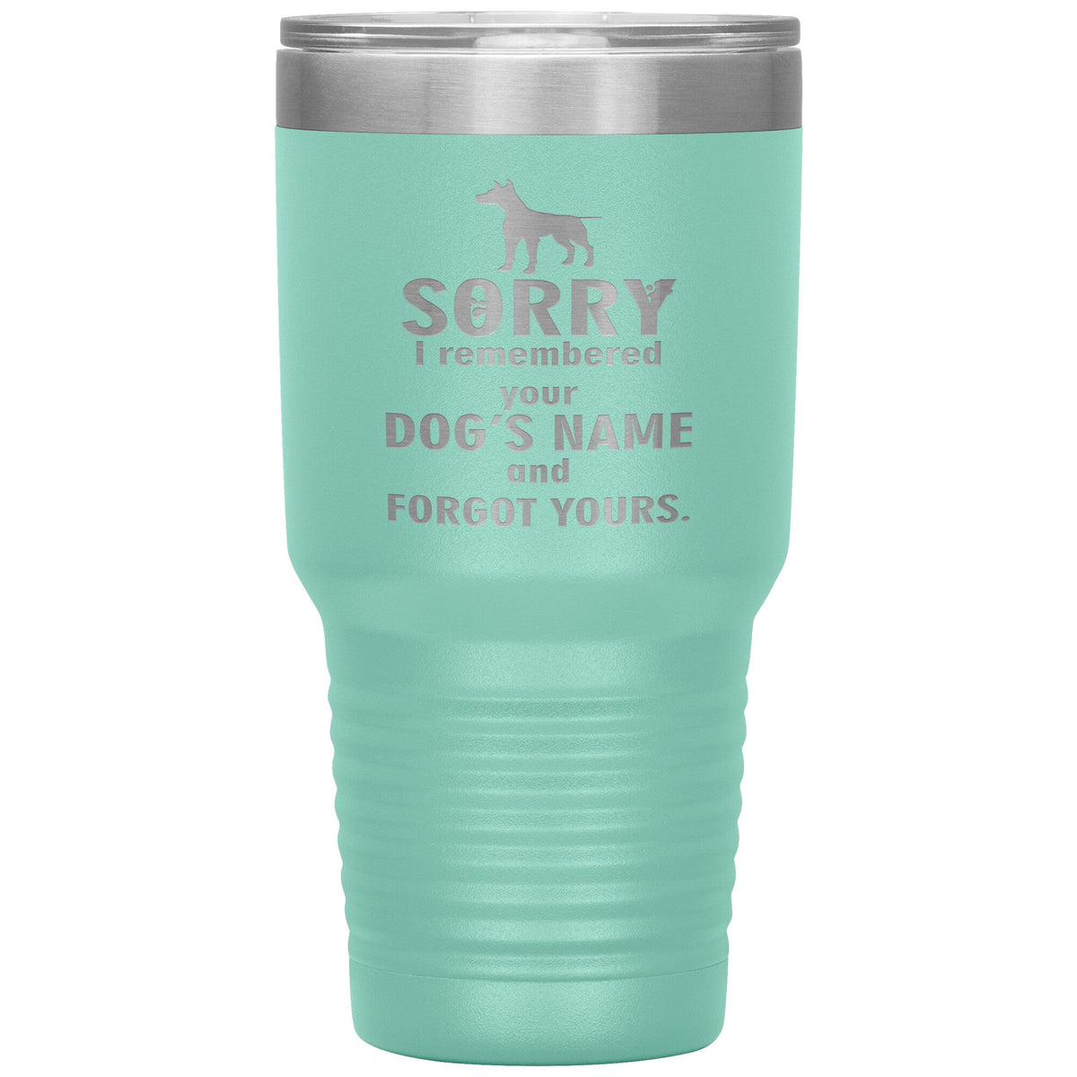 I remembered your dogs name 30oz Vacuum Tumbler-Tumblers-I love Veterinary