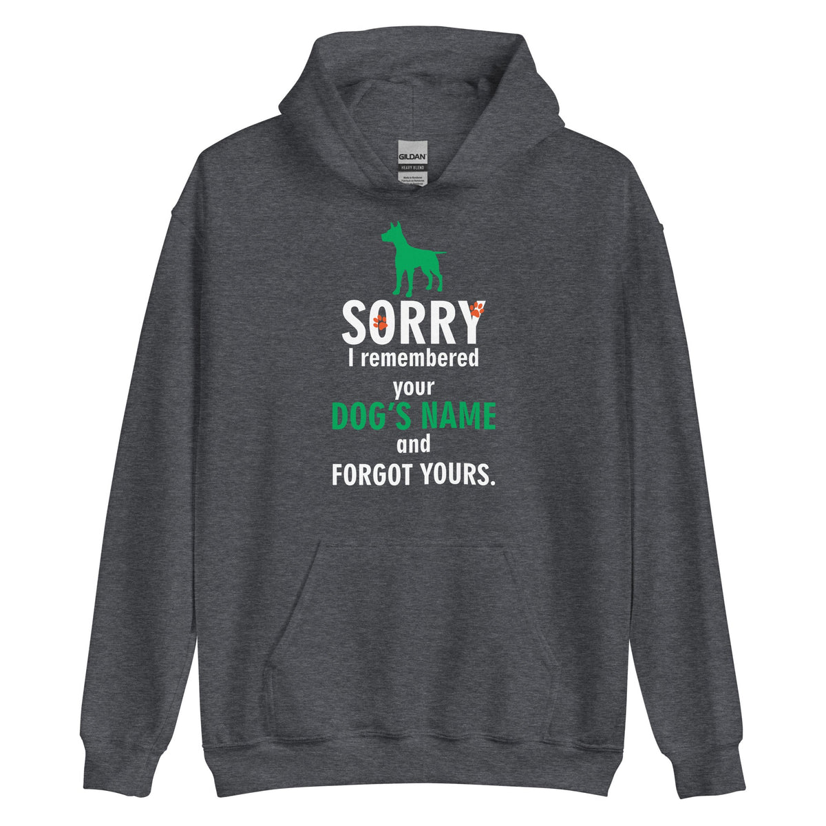 I remembered your dogs name Unisex Hoodie-Unisex Hoodie | Gildan 18500-I love Veterinary
