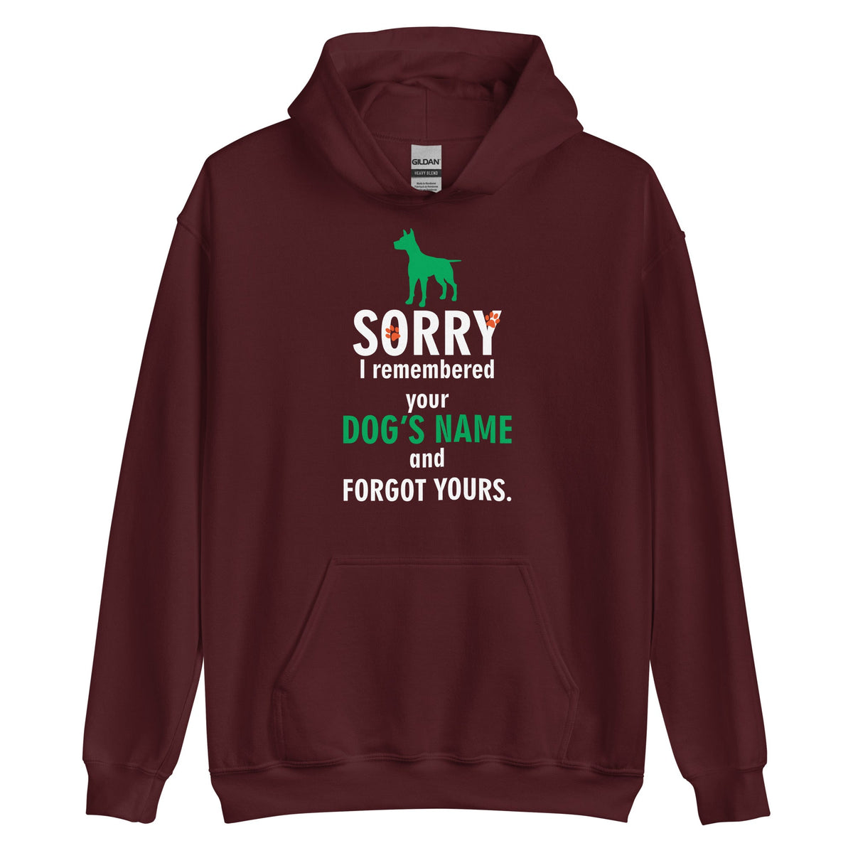 I remembered your dogs name Unisex Hoodie-Unisex Hoodie | Gildan 18500-I love Veterinary
