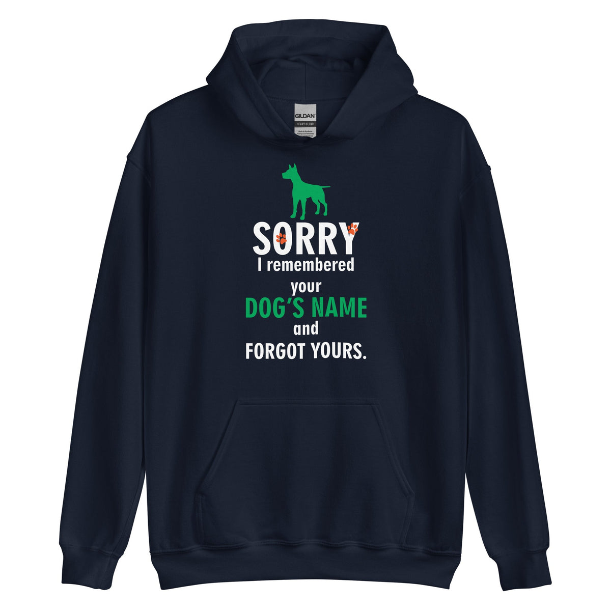 I remembered your dogs name Unisex Hoodie-Unisex Hoodie | Gildan 18500-I love Veterinary