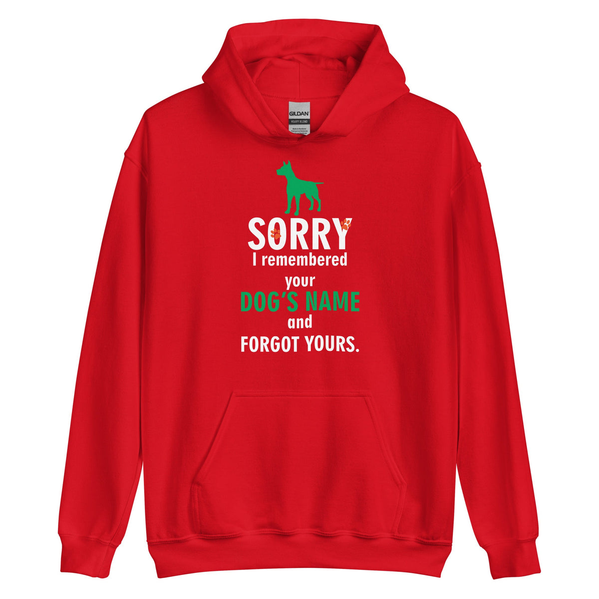 I remembered your dogs name Unisex Hoodie-Unisex Hoodie | Gildan 18500-I love Veterinary