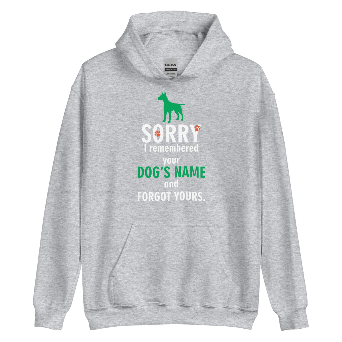 I remembered your dogs name Unisex Hoodie-Unisex Hoodie | Gildan 18500-I love Veterinary