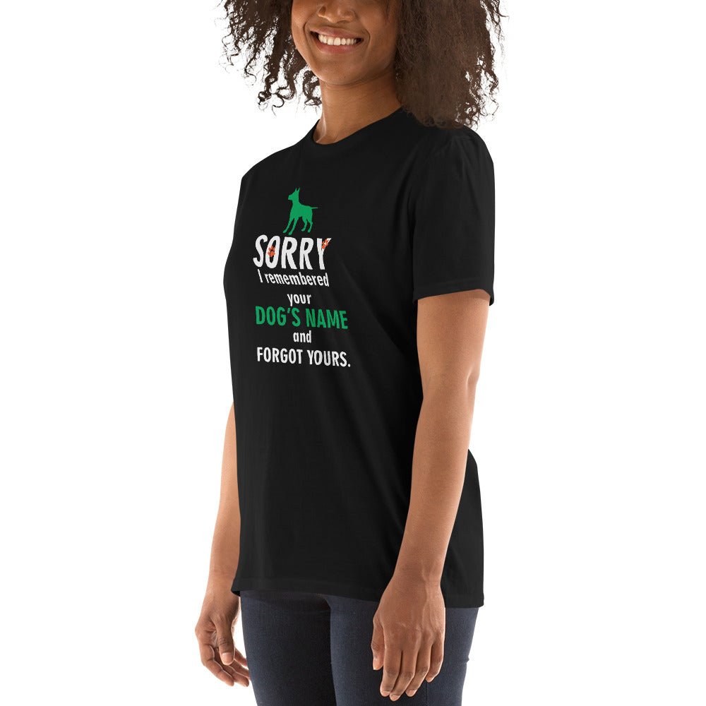 I remembered your dogs name Unisex T-shirt-Unisex T-Shirt | Gildan 64000-I love Veterinary