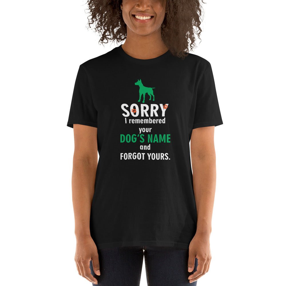 I remembered your dogs name Unisex T-shirt-Unisex T-Shirt | Gildan 64000-I love Veterinary