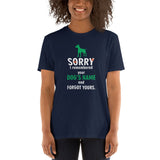I remembered your dogs name Unisex T-shirt-I love Veterinary