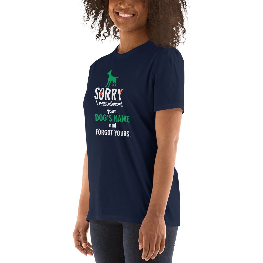 I remembered your dogs name Unisex T-shirt-Unisex T-Shirt | Gildan 64000-I love Veterinary