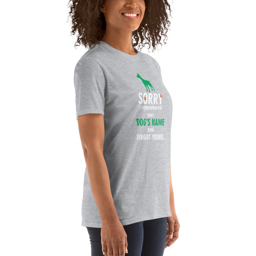 I remembered your dogs name Unisex T-shirt-Unisex T-Shirt | Gildan 64000-I love Veterinary