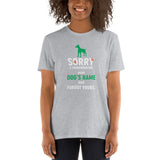 I remembered your dogs name Unisex T-shirt-I love Veterinary