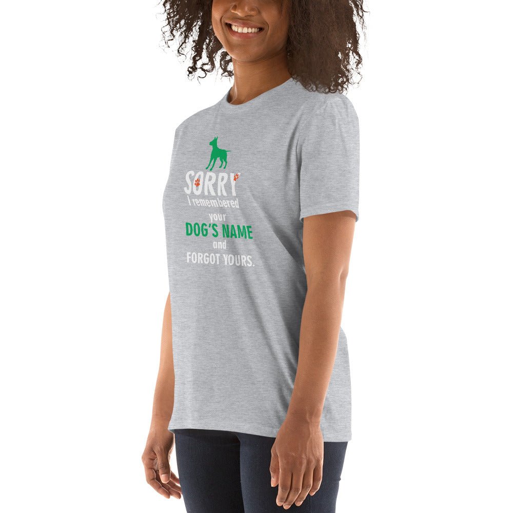 I remembered your dogs name Unisex T-shirt-Unisex T-Shirt | Gildan 64000-I love Veterinary