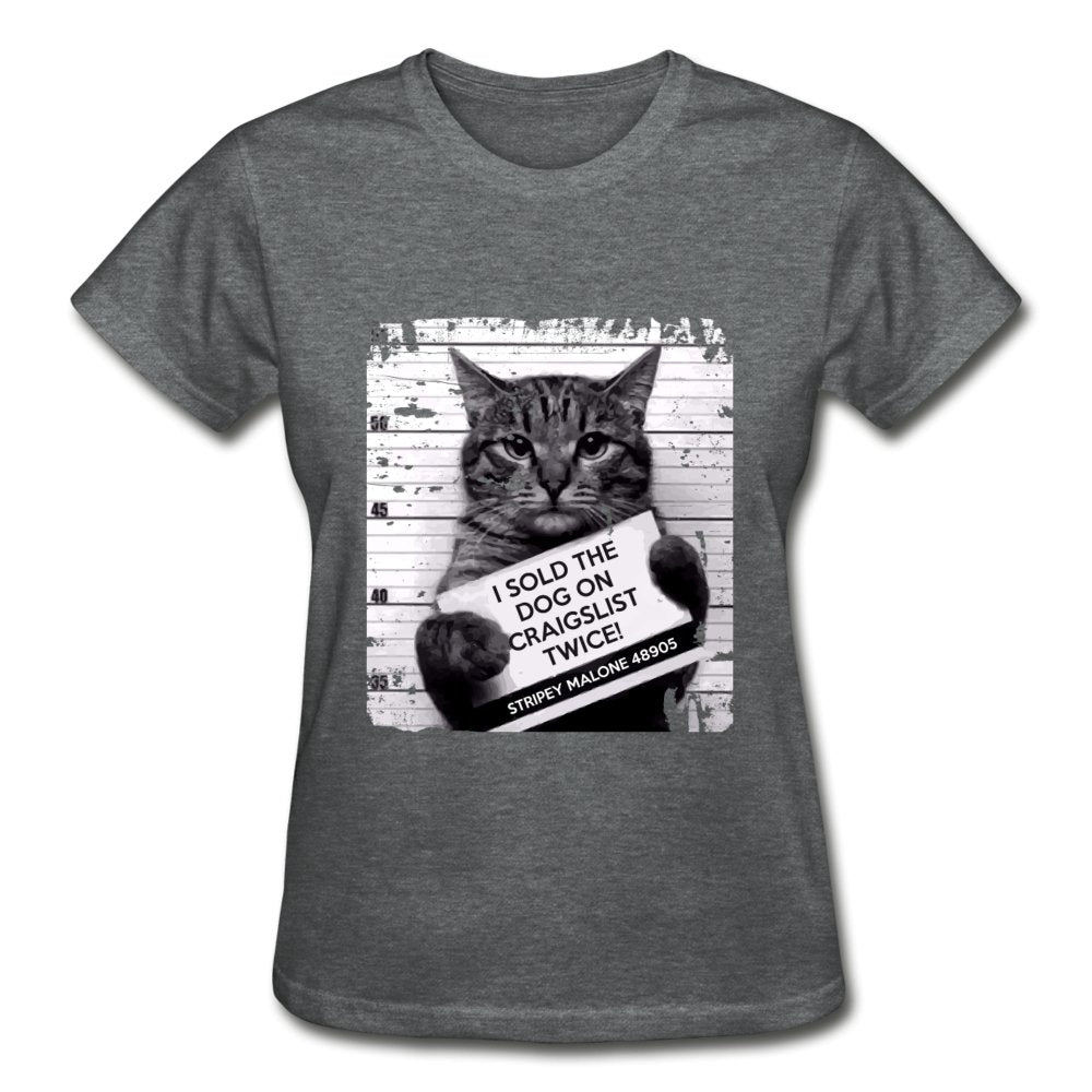 I Sold The Dog on Craiglist Twice Gildan Ultra Cotton Ladies T-Shirt-Ultra Cotton Ladies T-Shirt | Gildan G200L-I love Veterinary