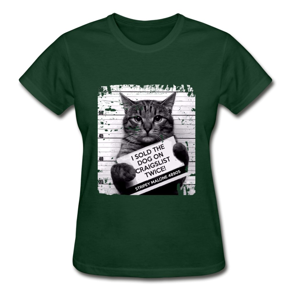I Sold The Dog on Craiglist Twice Gildan Ultra Cotton Ladies T-Shirt-Ultra Cotton Ladies T-Shirt | Gildan G200L-I love Veterinary