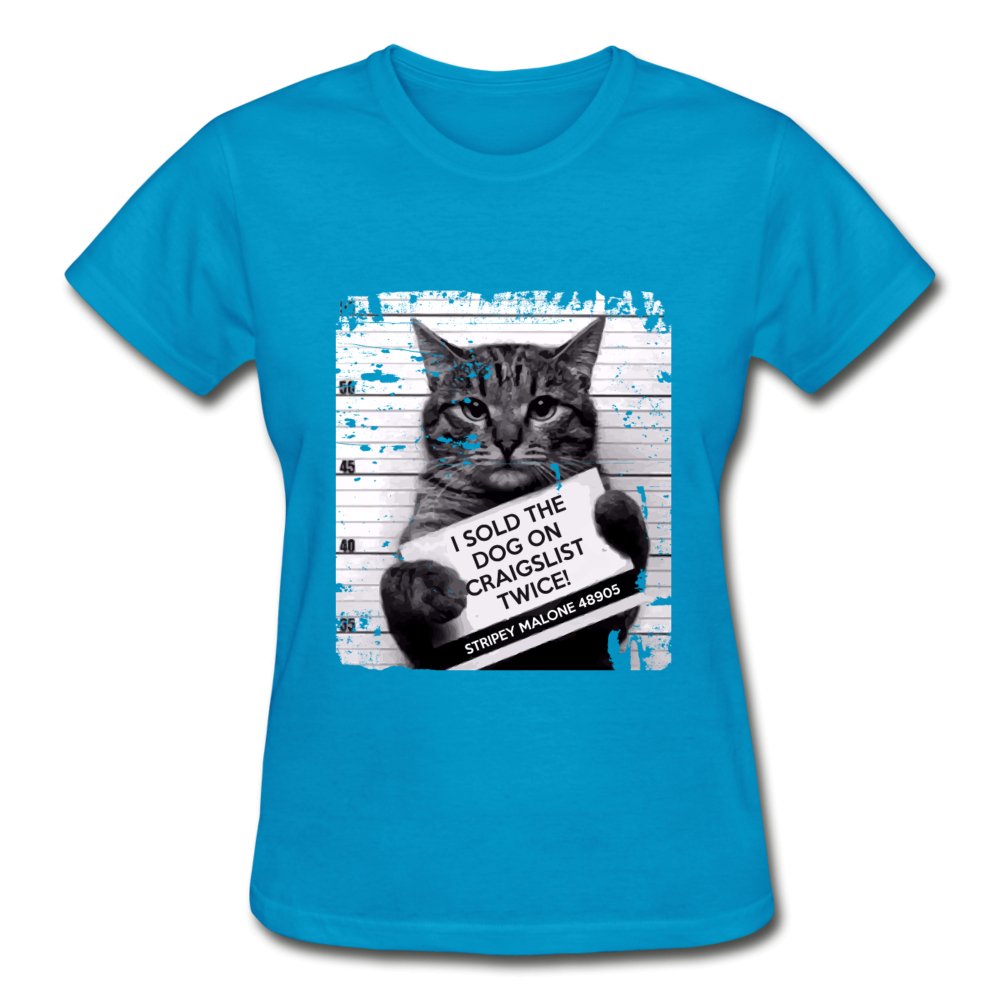 I Sold The Dog on Craiglist Twice Gildan Ultra Cotton Ladies T-Shirt-Ultra Cotton Ladies T-Shirt | Gildan G200L-I love Veterinary