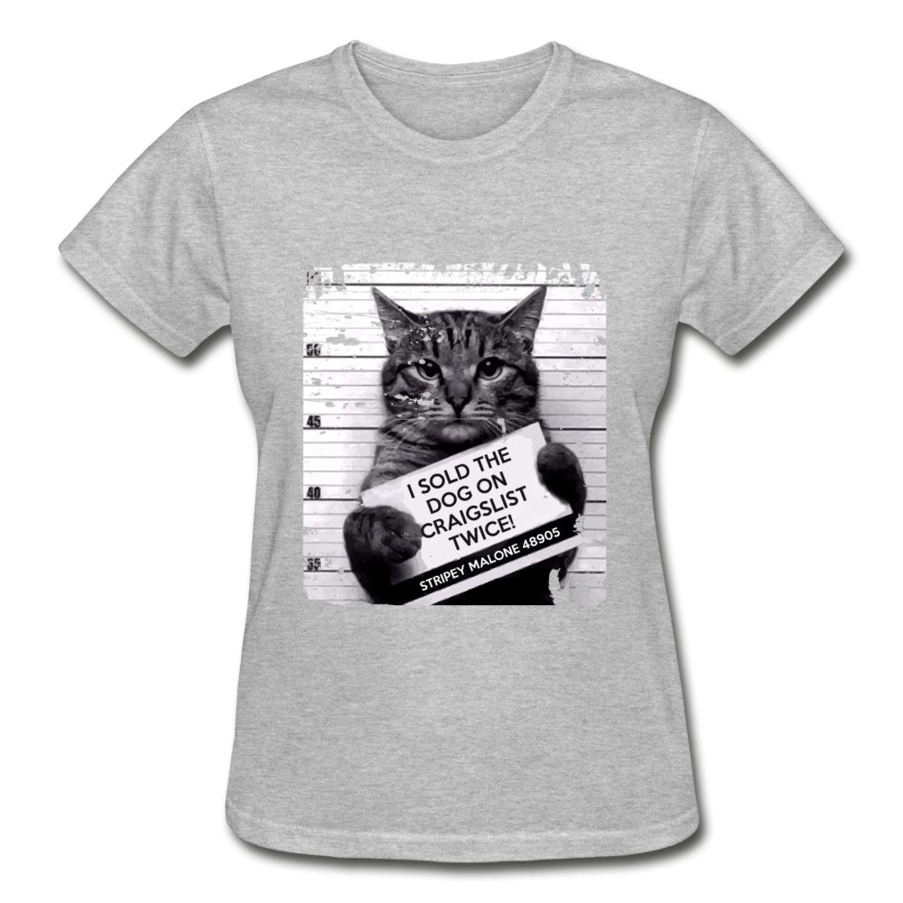 I Sold The Dog on Craiglist Twice Gildan Ultra Cotton Ladies T-Shirt-Ultra Cotton Ladies T-Shirt | Gildan G200L-I love Veterinary