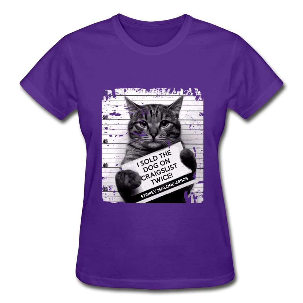 I Sold The Dog on Craiglist Twice Gildan Ultra Cotton Ladies T-Shirt-Ultra Cotton Ladies T-Shirt | Gildan G200L-I love Veterinary
